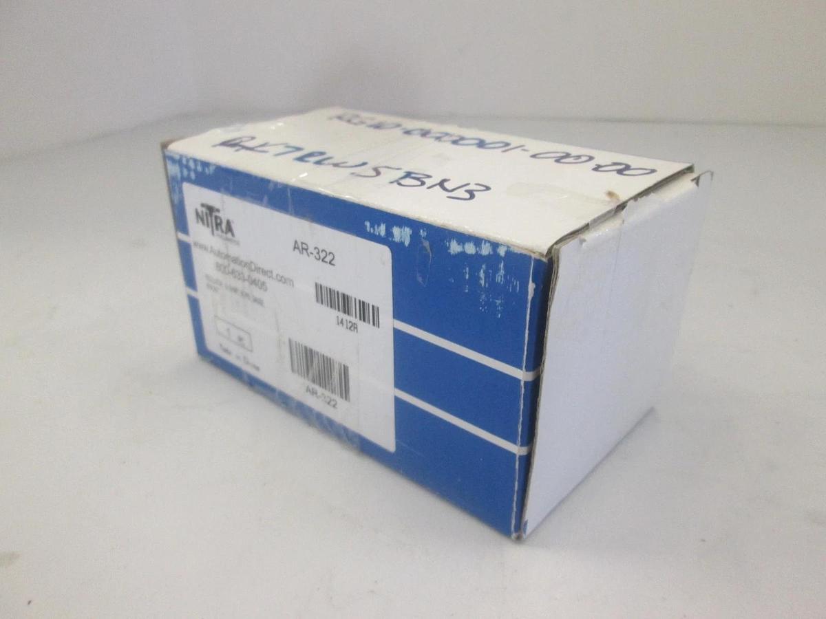 Nitra Pneumatics, AR-322, Regulator w/ Bracket, 1/4" IN NPT, 60 PSI, New