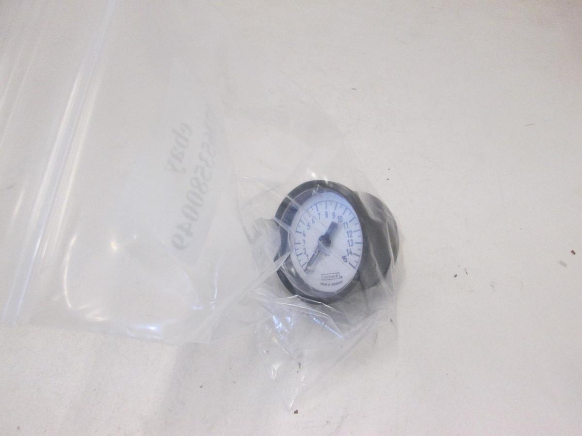 NOSHOK, 209-028, 0-15 PSI PRESSURE GAUGE, New