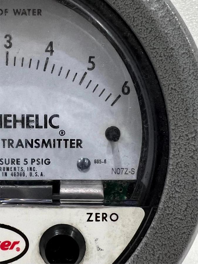 Used Dwyer, Magnehelic Pressure Gauge, 0-6”, 605-S, Used