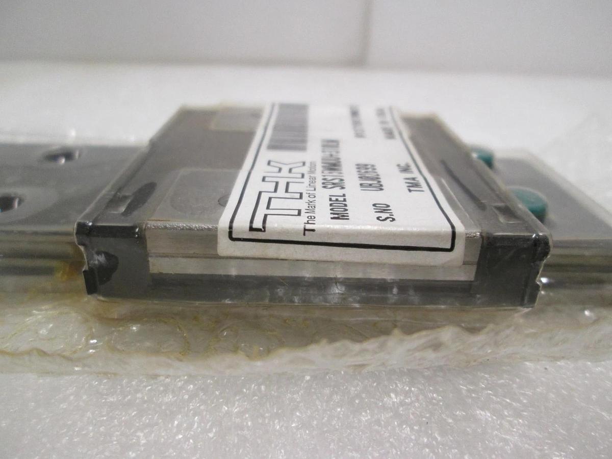 Used THK, SRS15WMUU+310LM, Linear Bearing Block w/ Slide Rail, New