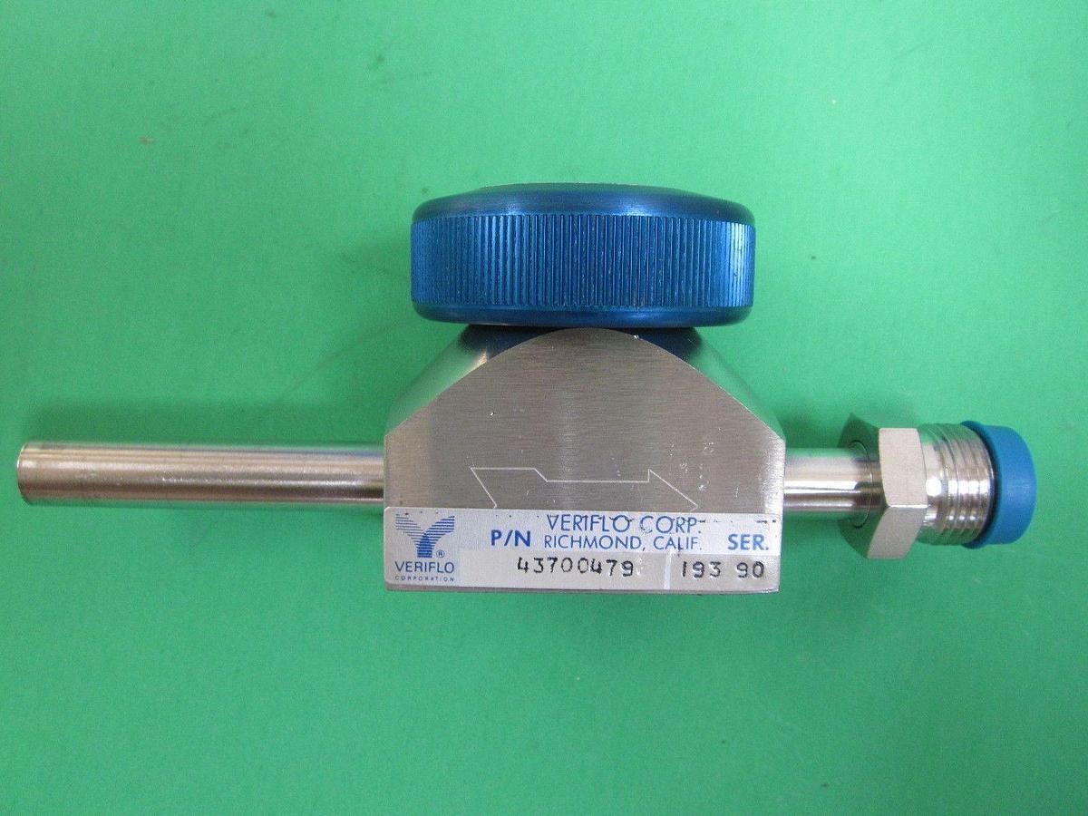 Used Veriflo Diaphragm Valve 1/2" Face /Tube 43700479
