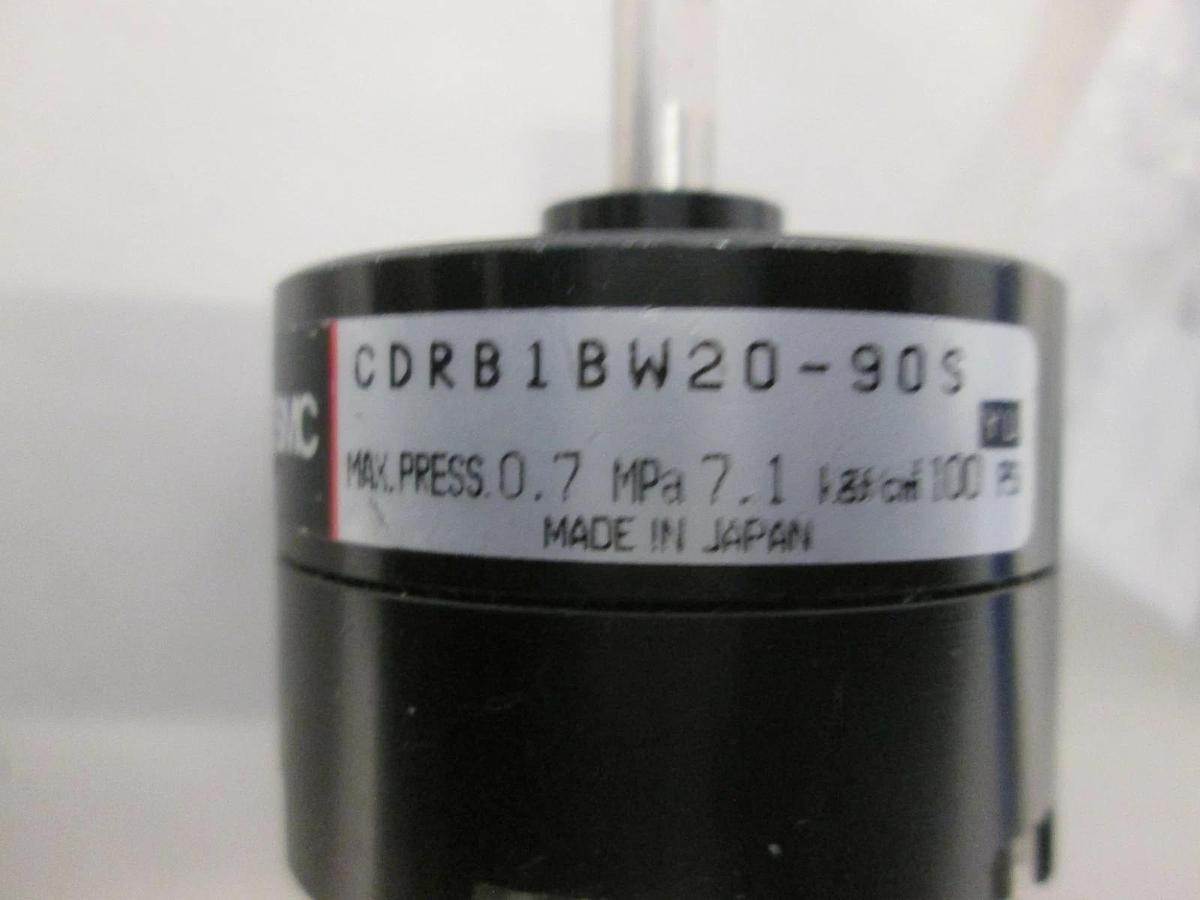 Used SMC, CDRB1BW20-90S, Miniature Rotary Actuator, Used