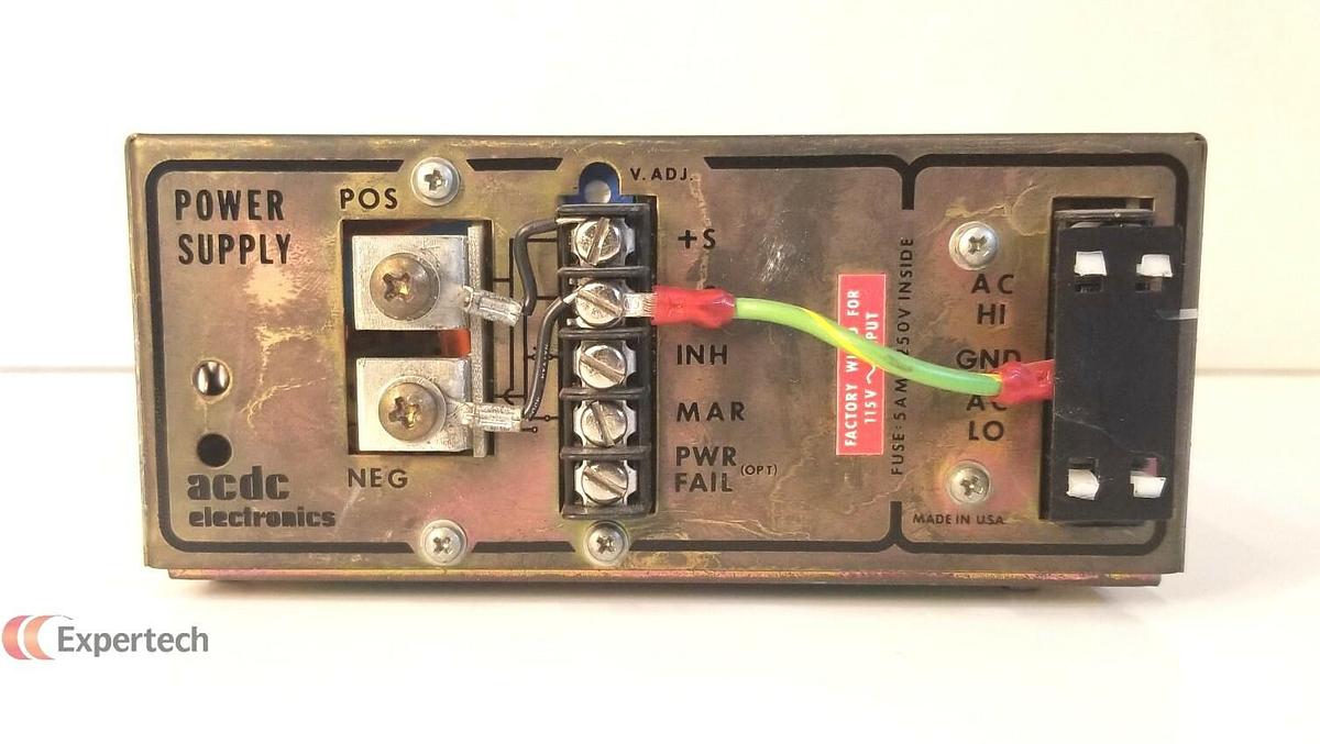 ACDC Electronics RS24N7 Power Supply, 115 VAC Input, Used
