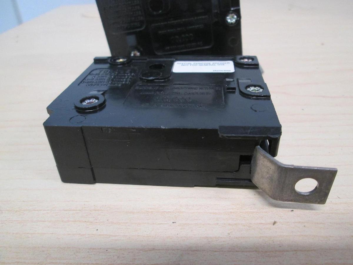 Used Cutler Hammer, YF-7516,Type BA, Single Pole Circuit Breaker, 15A, Used, Lot of 2