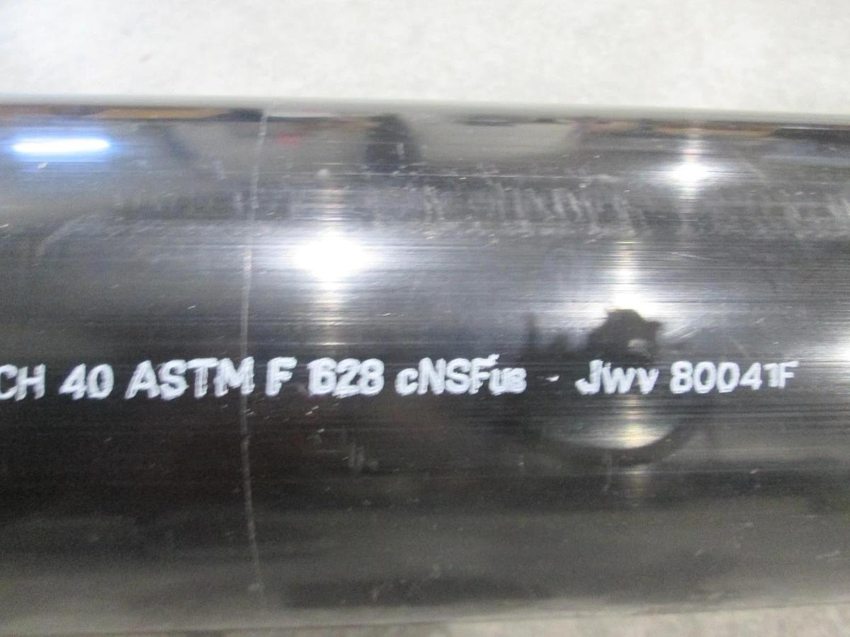 Used Genova Coex, Abs Cellular, 4" DWV Pipe IPS SCH 40 ASTM, Used