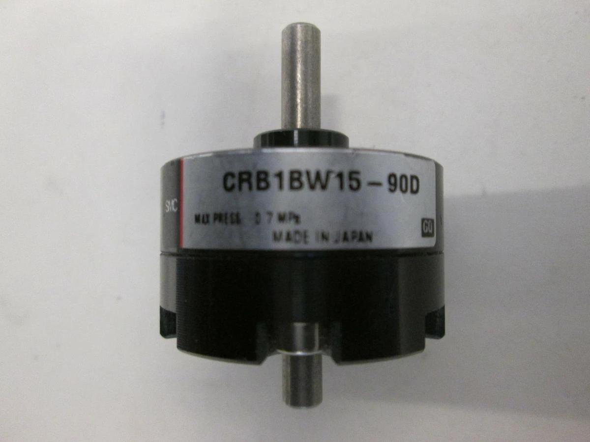 Used SMC, CRB1BW15-90D, Miniature Rotary Actuator, Used