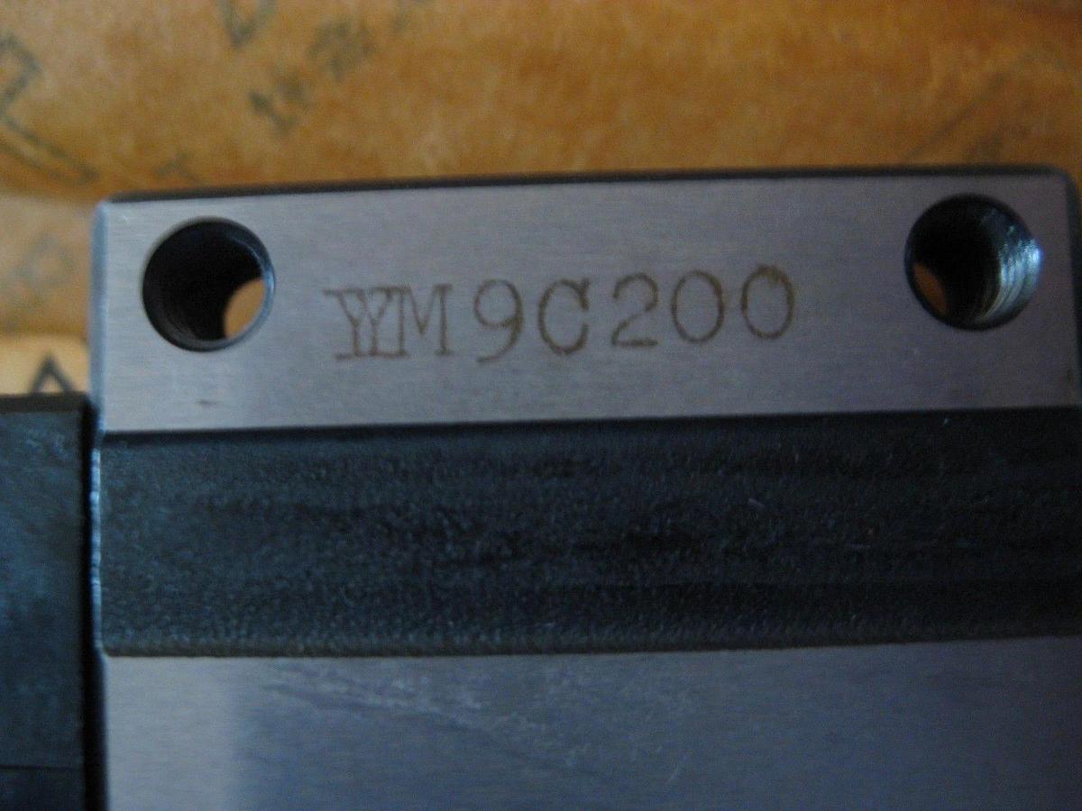 THK HSR15TA Linear Guide w/ 2 Full Ball Linear Motion Guide Blocks, Lot of 2 NEW