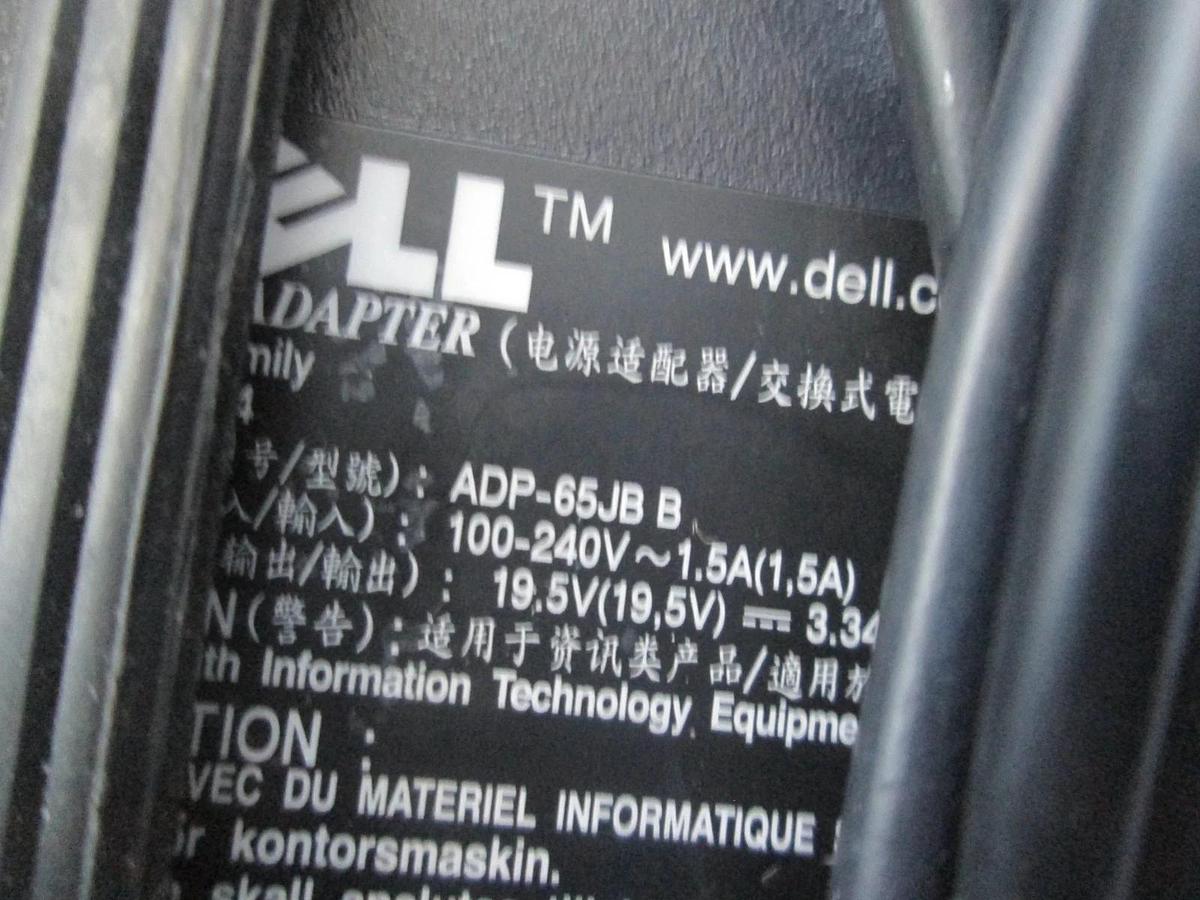 Used Dell, ADP-65JB B, AC Adapter, 100-240V, Used