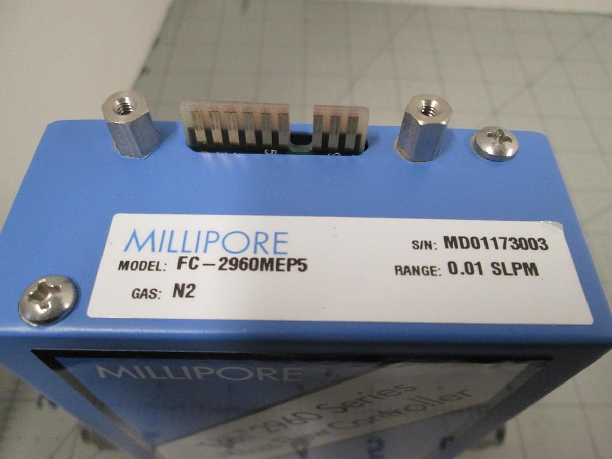 Millipore, FC-2960MEP5, N2. 0.01 SLPM, Mass Flow Controller, New