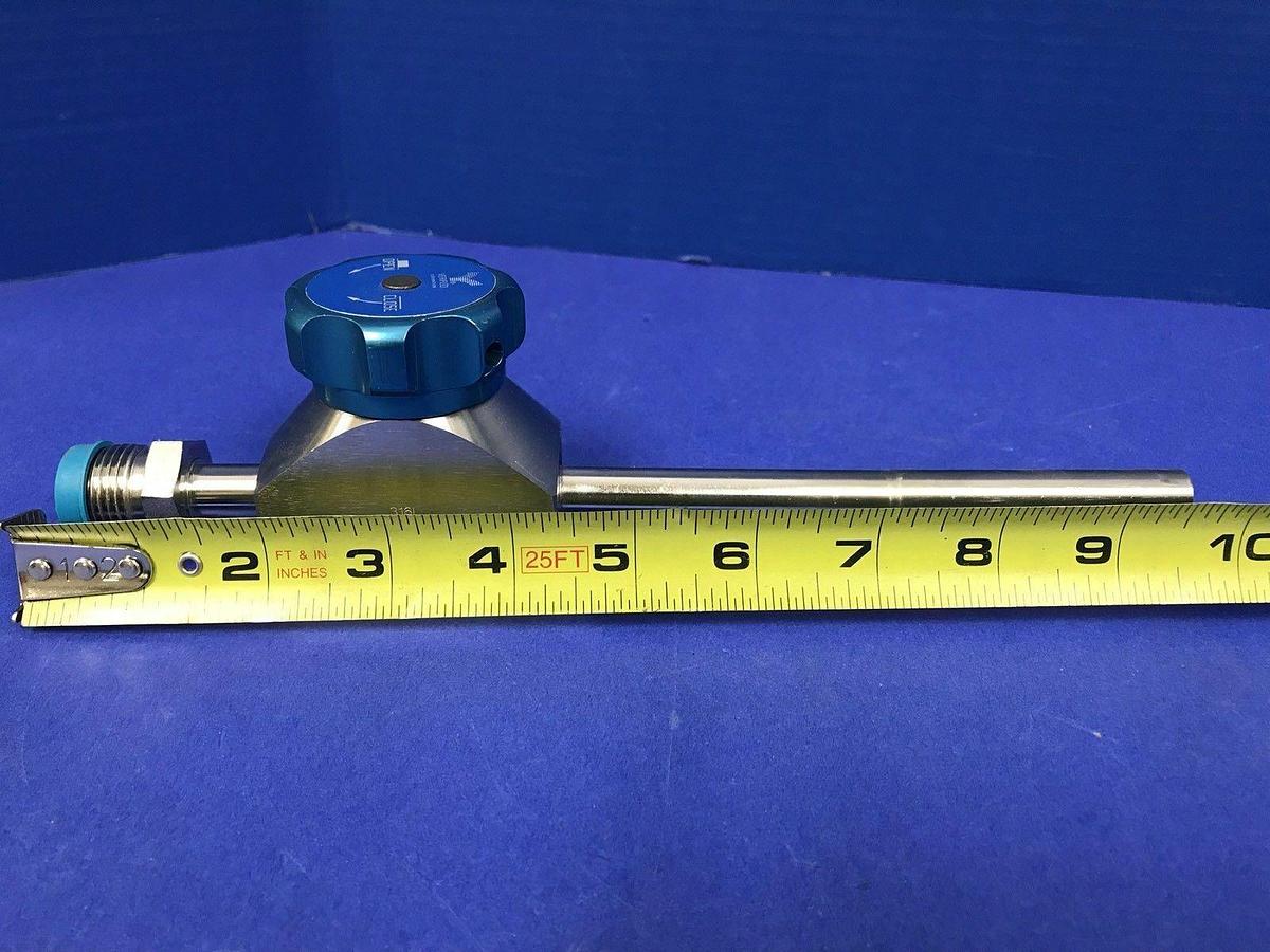 Used Veriflo 935TS8VCR8MXYK UHP High Flow Valve, 1/2" MVCR x 1/2" Tube, Used