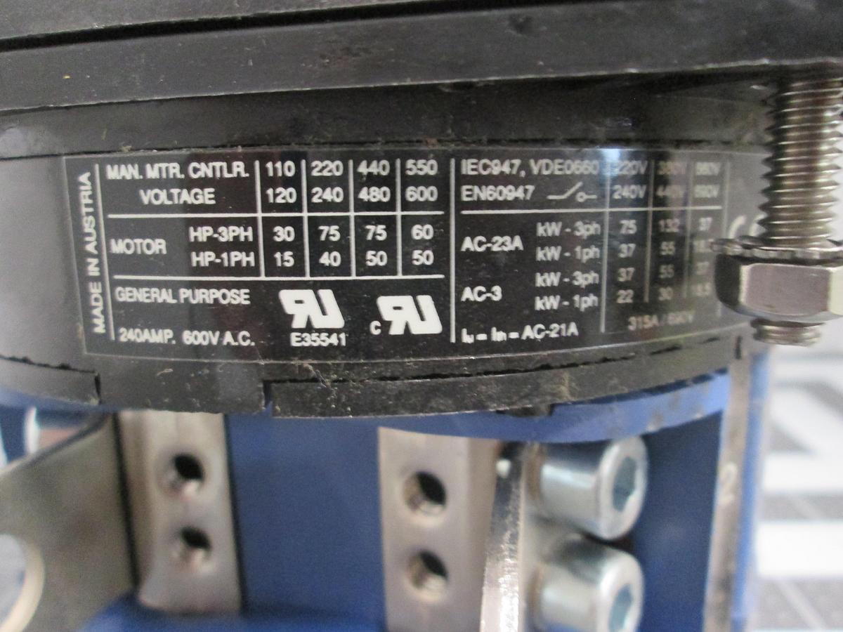 Used Kraus & Naimer, C315, Rotary Cam Switch 315A 690V Industrial Motor Control