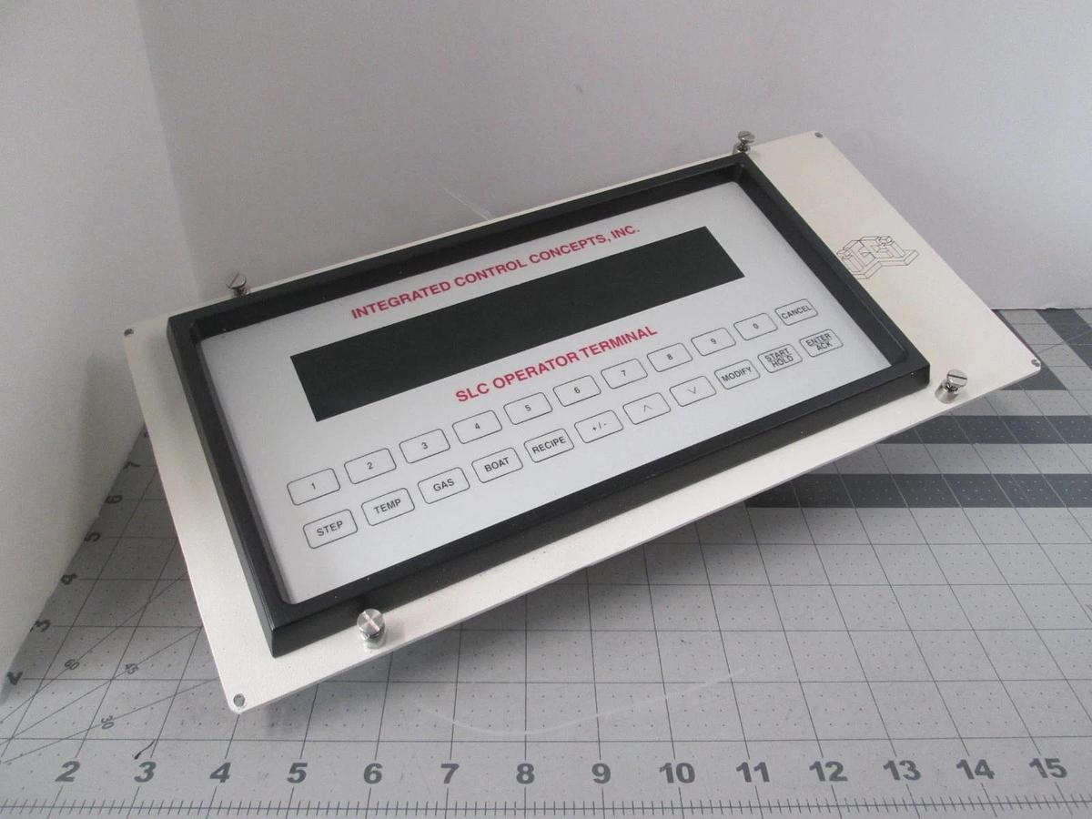 Used ICCI, SLC Operator Terminal, Front Panel, Used