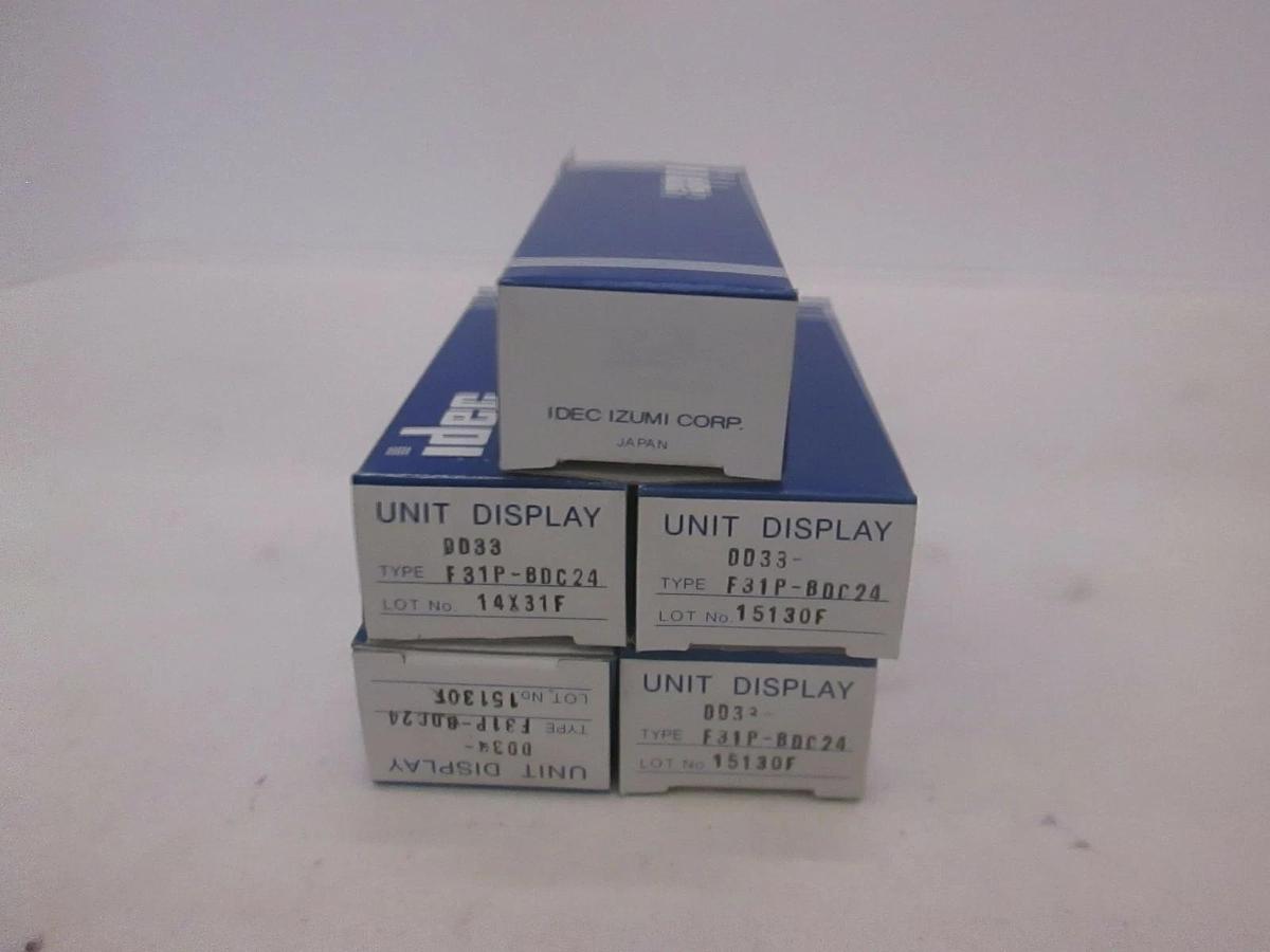 Idec, Display Module, DD33-F31P-BDC24, New, Lot of 5