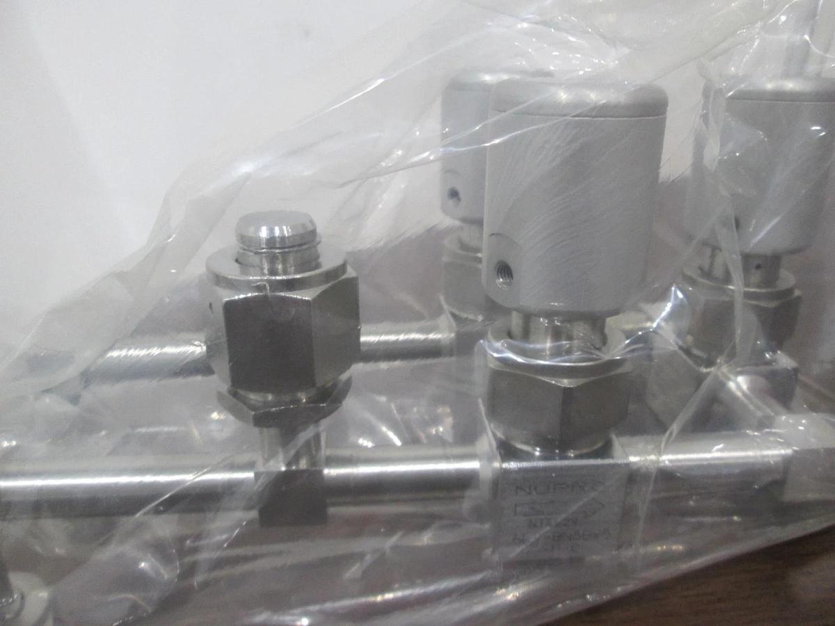 NUPRO, 6LV-BN8BW8-P-C 3-Station Pneumatic Valve Assy NC/NC/NC, NEW