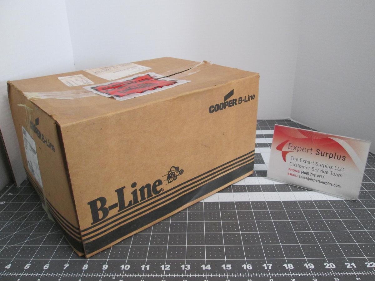 Used Cooper B-Line, B2500ZN, Cable Tray Clamp Zinc Plated 50pcs New In Box