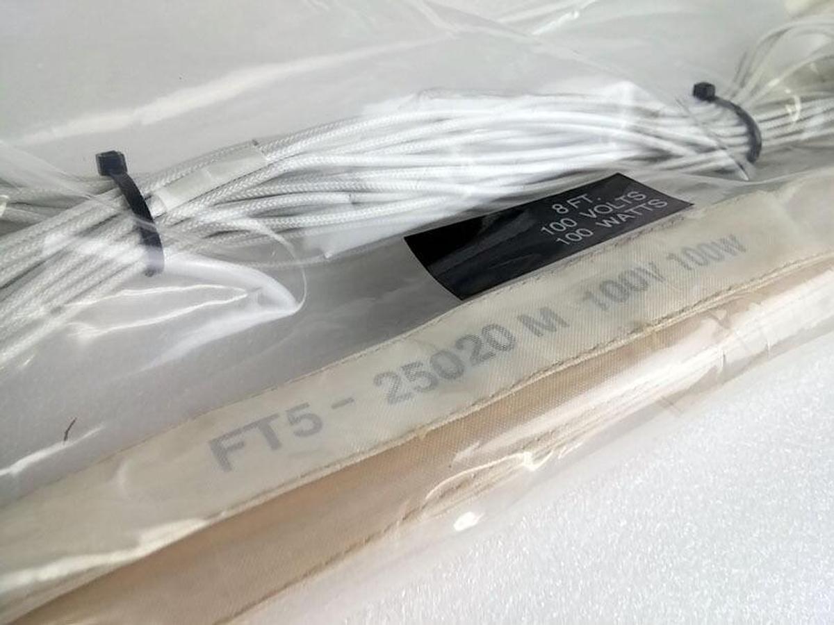 Used TEL Tokyo Electron FT5-25020M Heat Tape 100V 100W, 2 Rolls x 8FT, DS043-000704-1