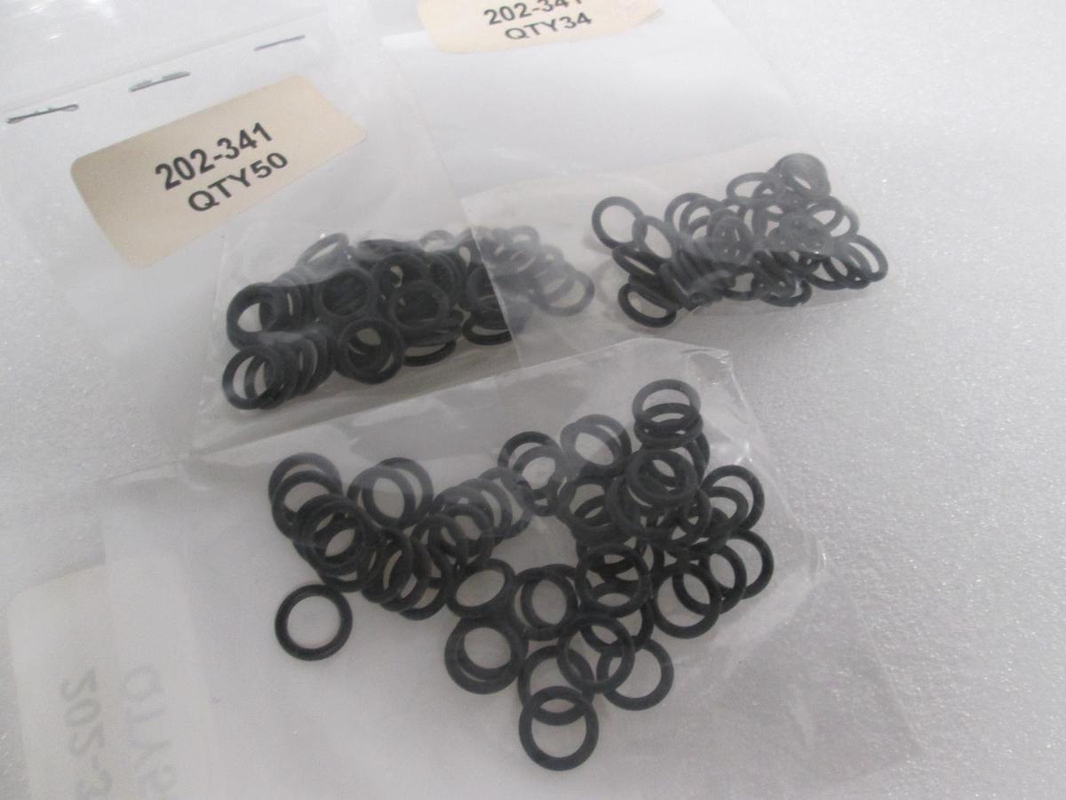 Used O-Ring, 202-341, New, Lot of 134