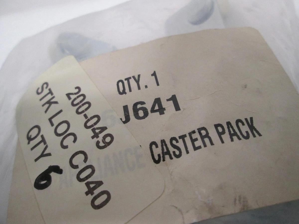 Appliance Caster Pack, 200-049, New, Lot of 6