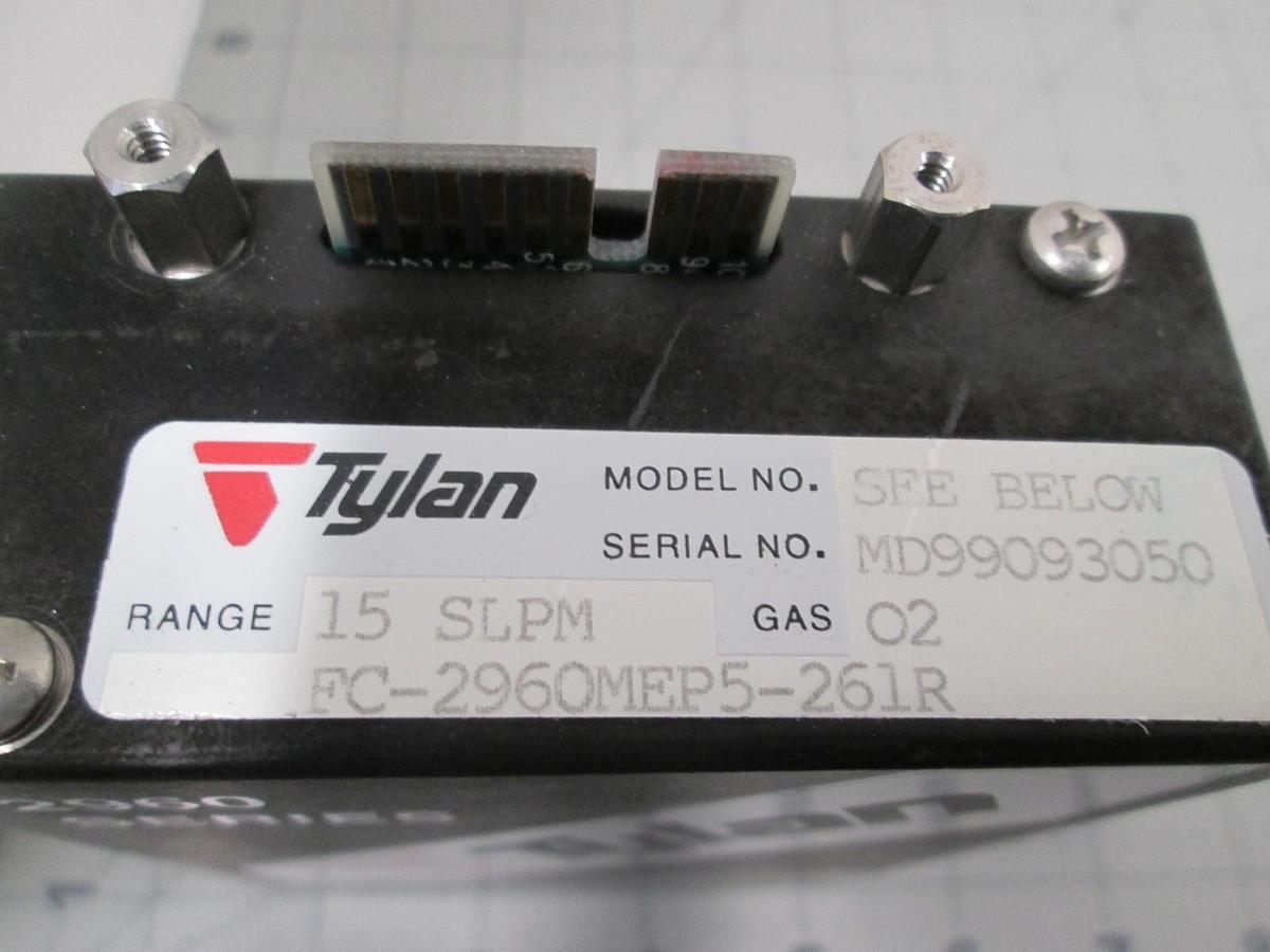 Used Tylan, FC-2960MEP5, 15 SLPM, O2, Mass Flow Controller, New