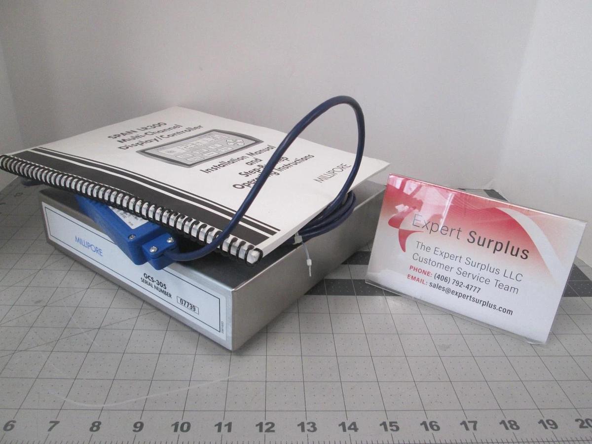 Millipore, GCS-305 Scale, 60lb Max, w/ Installation Manual, New