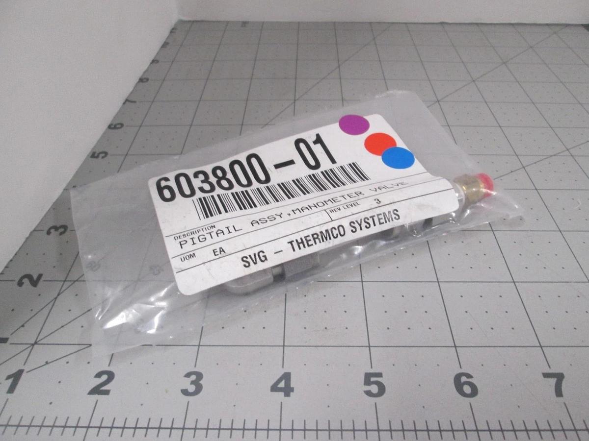 SPT Micro, 603800-01, Manometer Valve, Pigtail Assy, Used