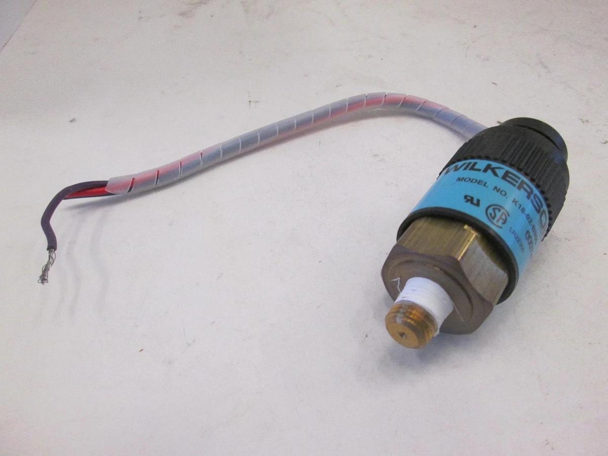 Used Wilkerson, Pressure Switch, K18-02-B000, 15-100 PSIG, 5A, 125/250 VAC, Used