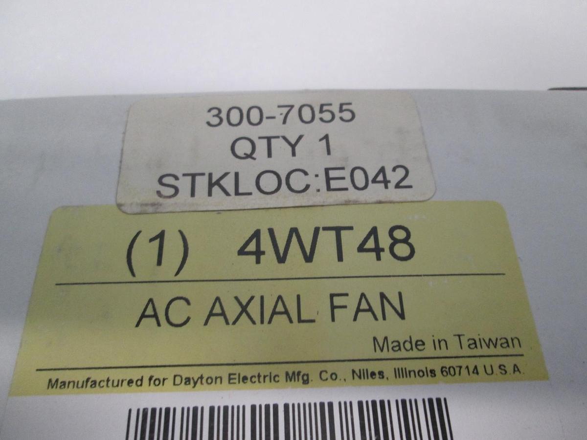 Dayton, AC Axial Fan, 70 CFM, 4WT48, 115V, 2000 RPM, New