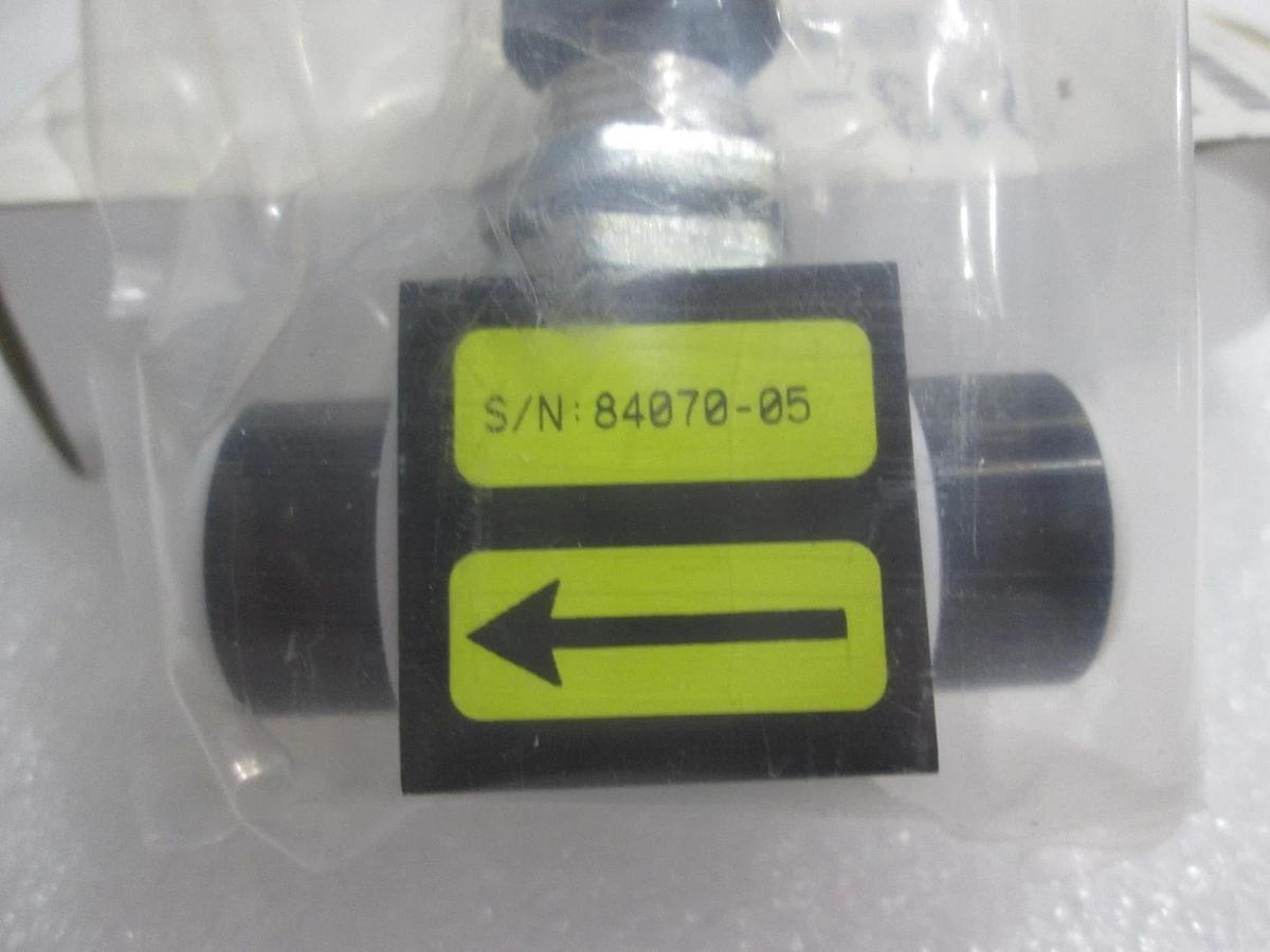 Cole Palmer, TVLV-010003, Needle Valve, 1/8NPTF, Teflon, New
