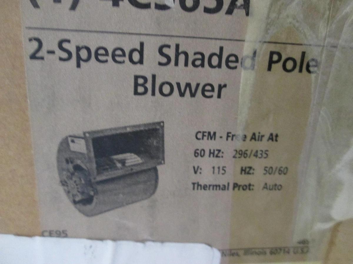 Dayton, 2-Speed Shaded Pole Blower, 4C565A, 60Hz, 115V, New