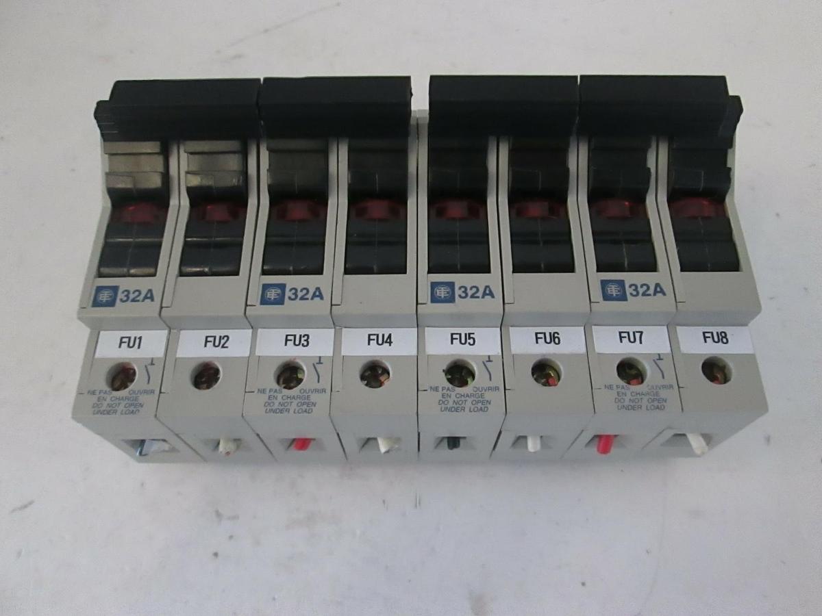 Used Telemecanique Fuse Holder GK1-DD, Used Lot of 8