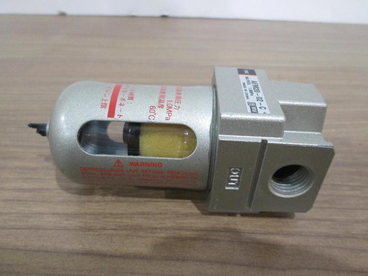 Used SMC, AFM20-02-C, Pneumatic Filter, Used