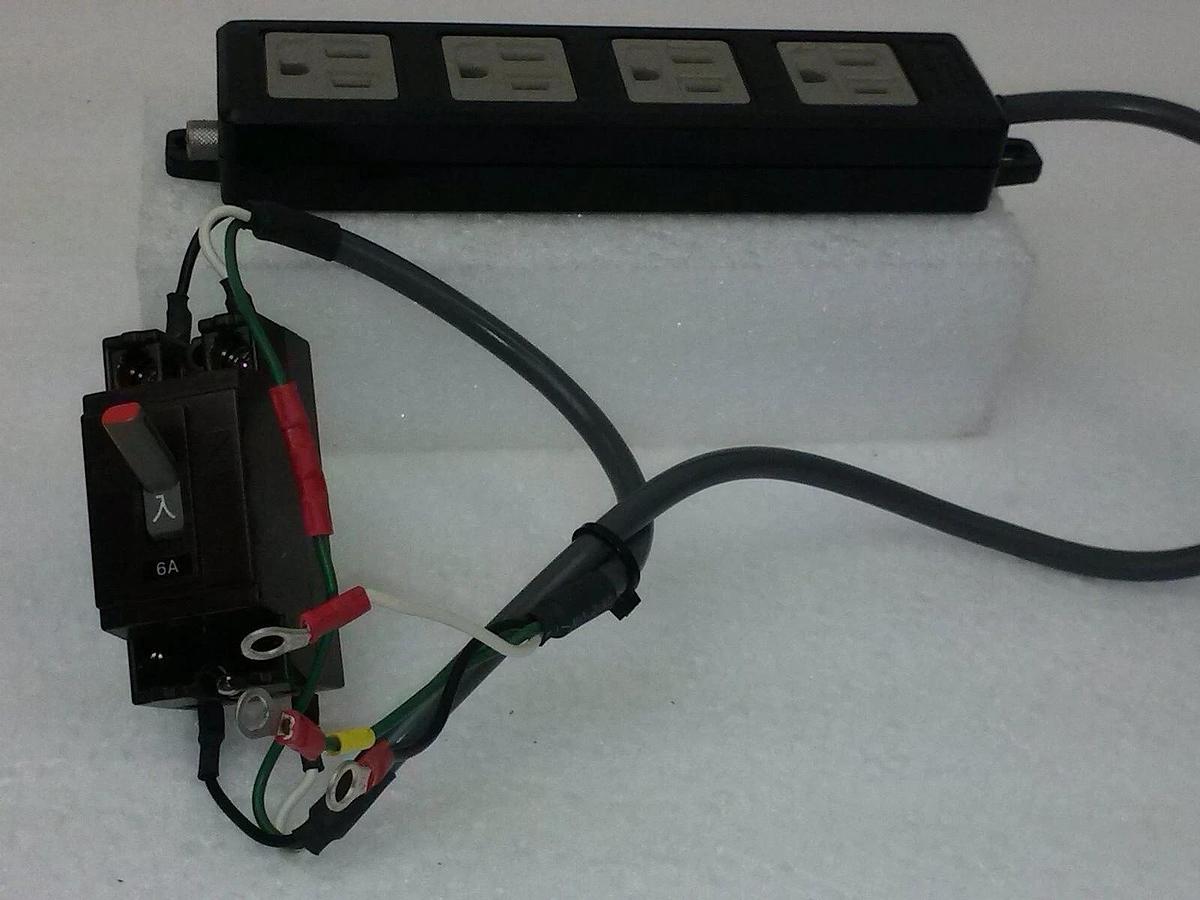 Used TEL Tokyo Electron Gas Box Power Strip with On/Off Switch, Used