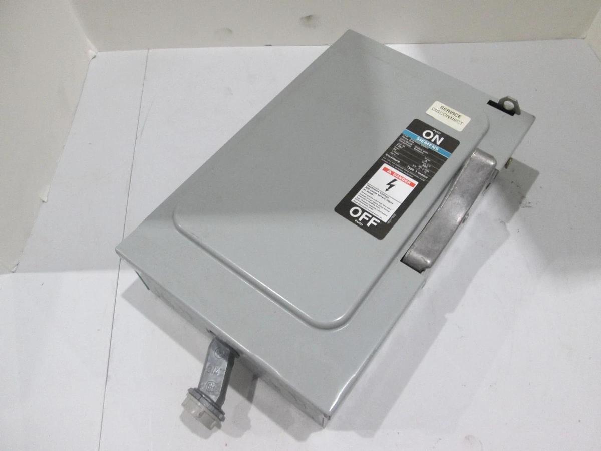 Used Siemens, I-T-E, F351, Enclosed Switch, Heavy Duty, 30A, 600V, Used