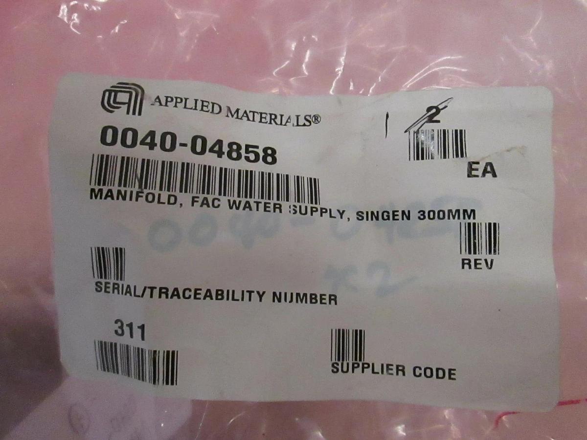 Used AMAT, Manifold, FAC Water Supply, Singen 300MM, 0050-04858, Used