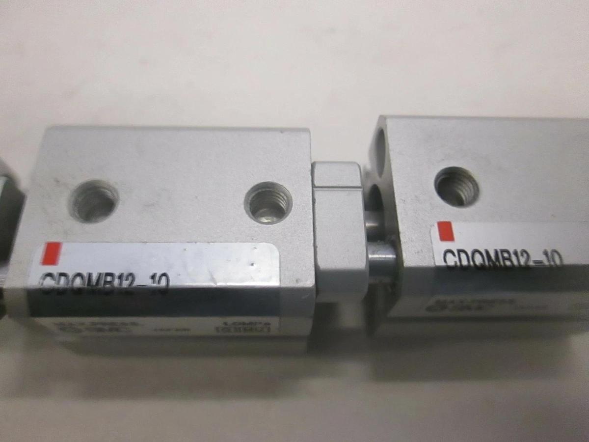 Used SMC, Compact Cylinder, CDQMB16-10 (1) and CDQMB12-10 (2), Used