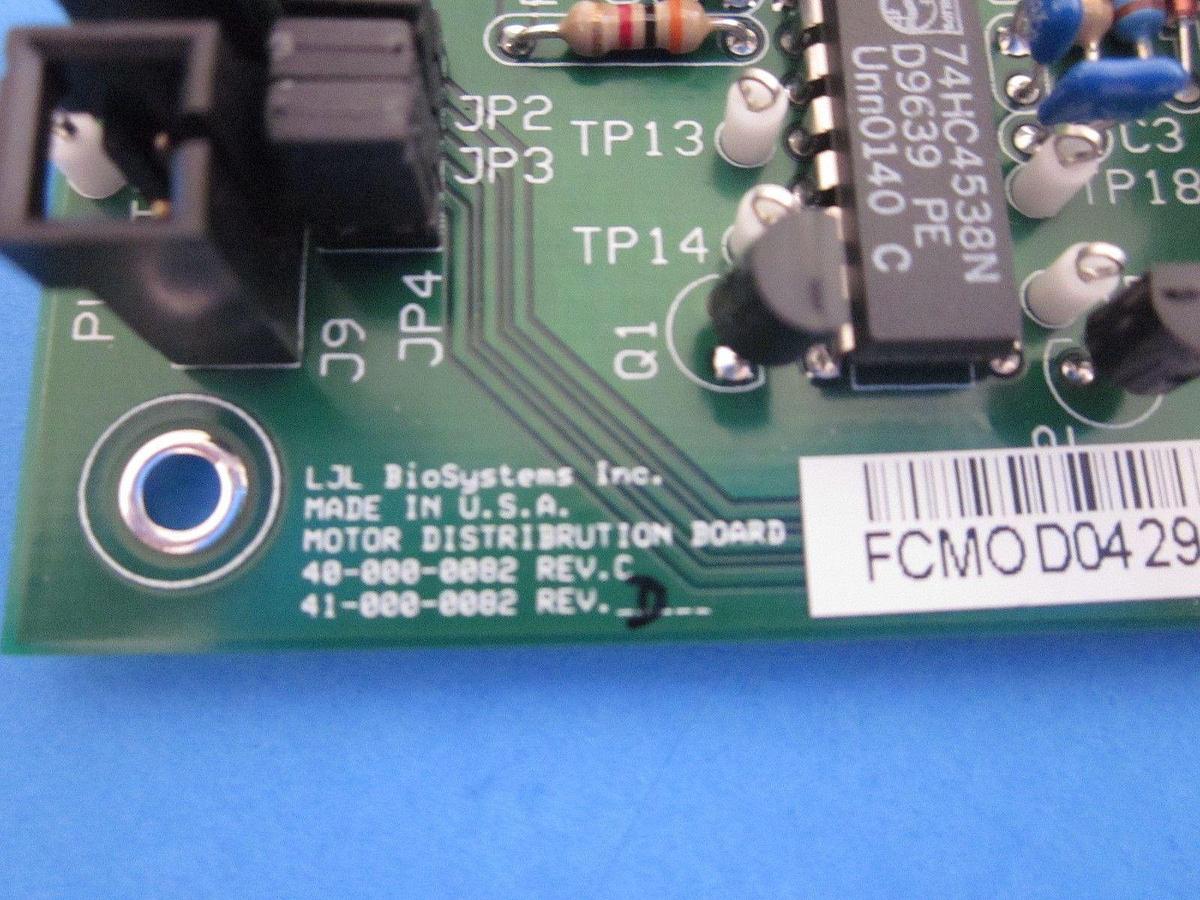 LJL BioSystems Motor Distribution Board 40-000-0082 Rev C, 41-000-0082 Rev D
