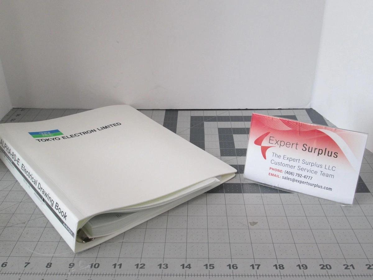 Used TEL Tokyo, ALPHA-8S-E, Electrical Drawing Book As-D-POLY, REV 1.0, Used
