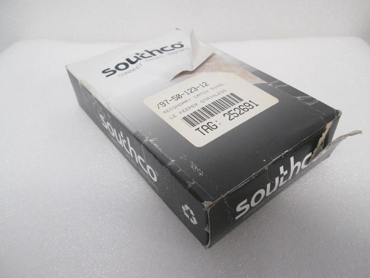 Southco, 97-50-123012, Secondary Catch Single Keeper, SS, New, Lot of 5