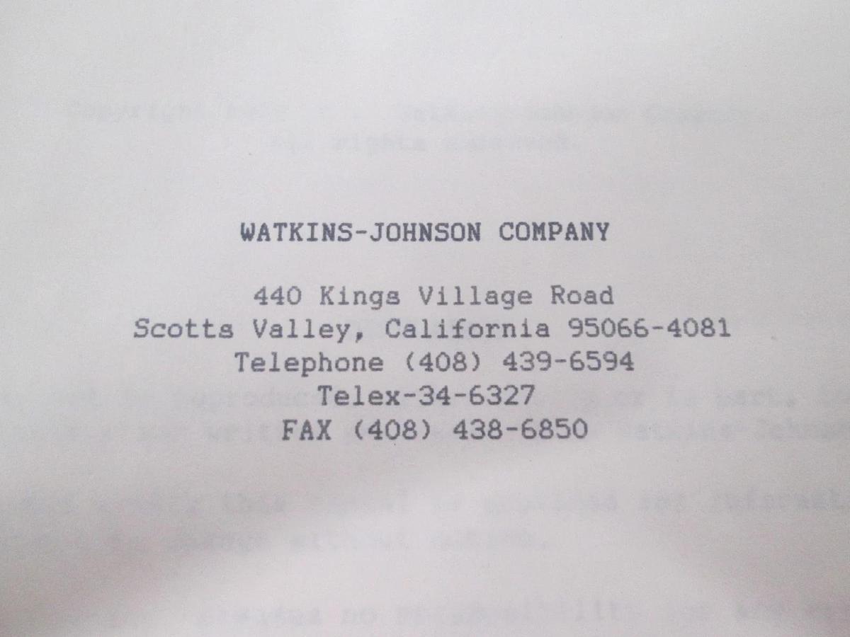 Used Watkins Johnson Chemical Vapor Despostion Furnaces, 998, Used