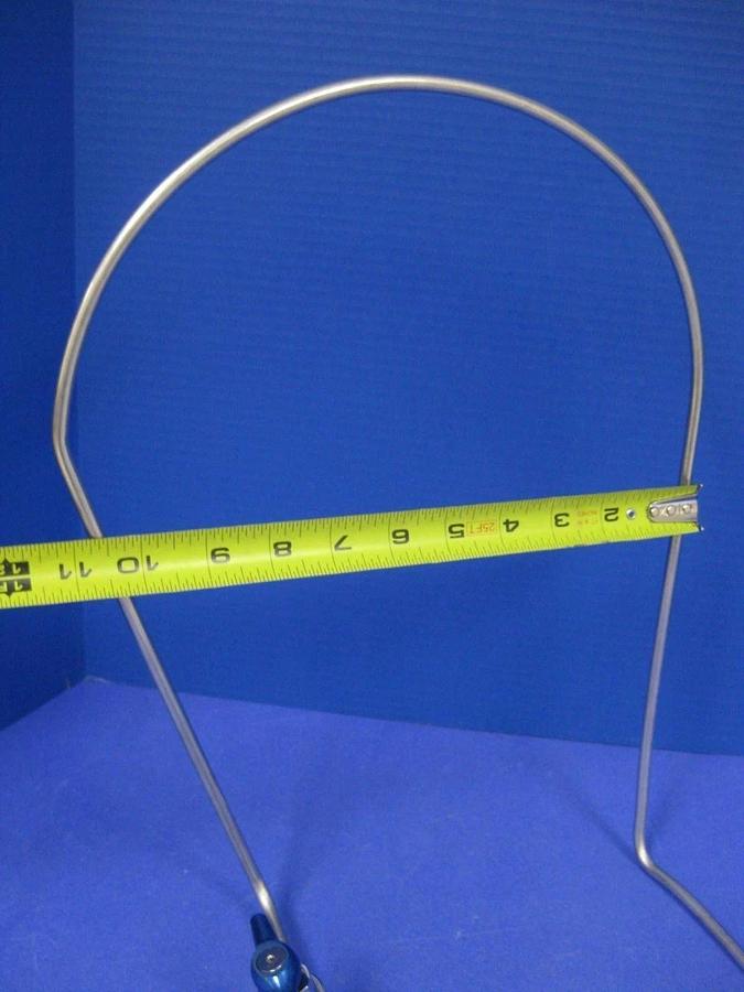 Used Semi-Gas Pigtail for High Purity Gas Panel: CGA 320 Bottle Fitting w/ Valve