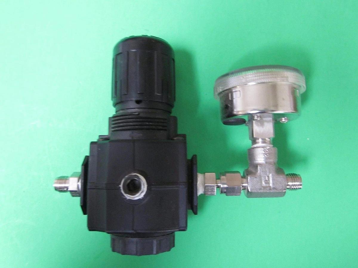 Used Norgren R73G-2AK-RMN Pressure Regulator w/ Gauge, 300 PSIG