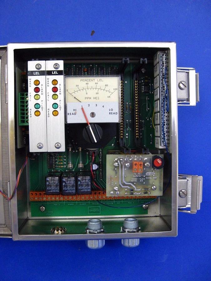Used GASTECH 1620-RF Gas Alarm 115V, 50/60 Hz, 0.2 A, Used