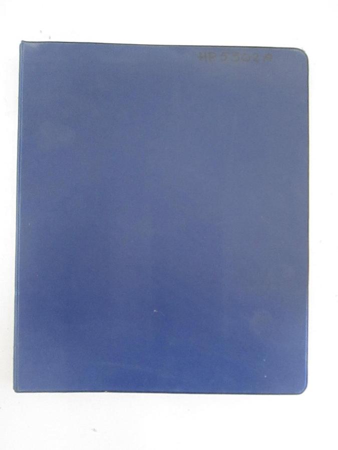 Used HP Section 9 B Universal Counter 5302A Manual, Used