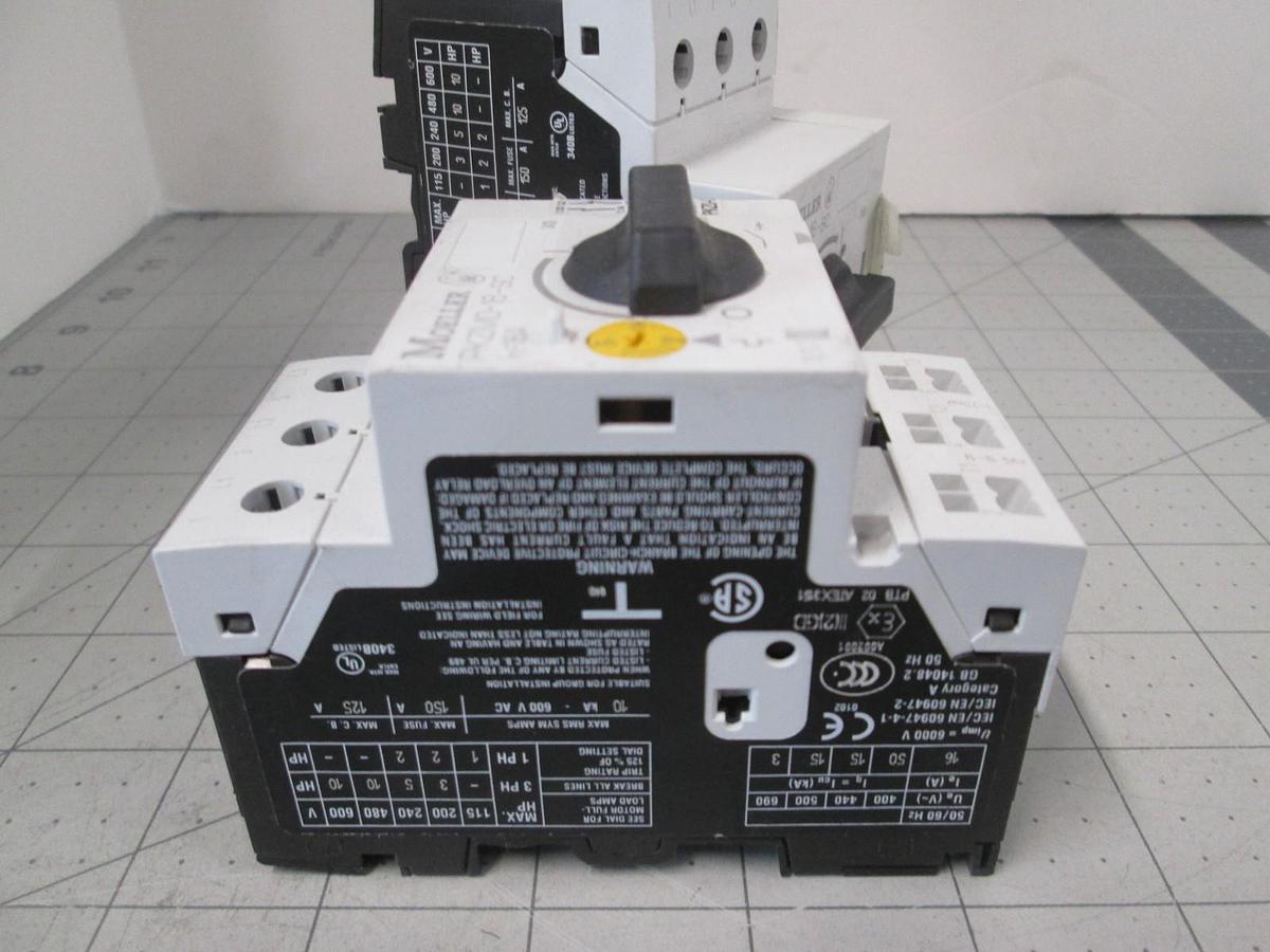 Used Moeller, PKZM0-16-SC, Motor Starter, New, Lot of 2