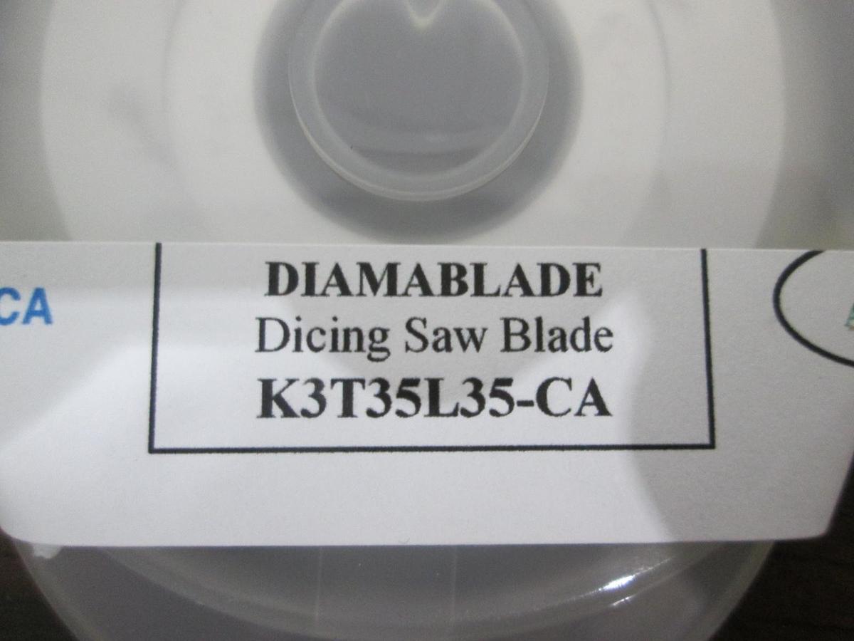 Used Keteca, Diamablade Dicing Saw Diamond Blade, K3T35L35-CA, New, Lot of 10
