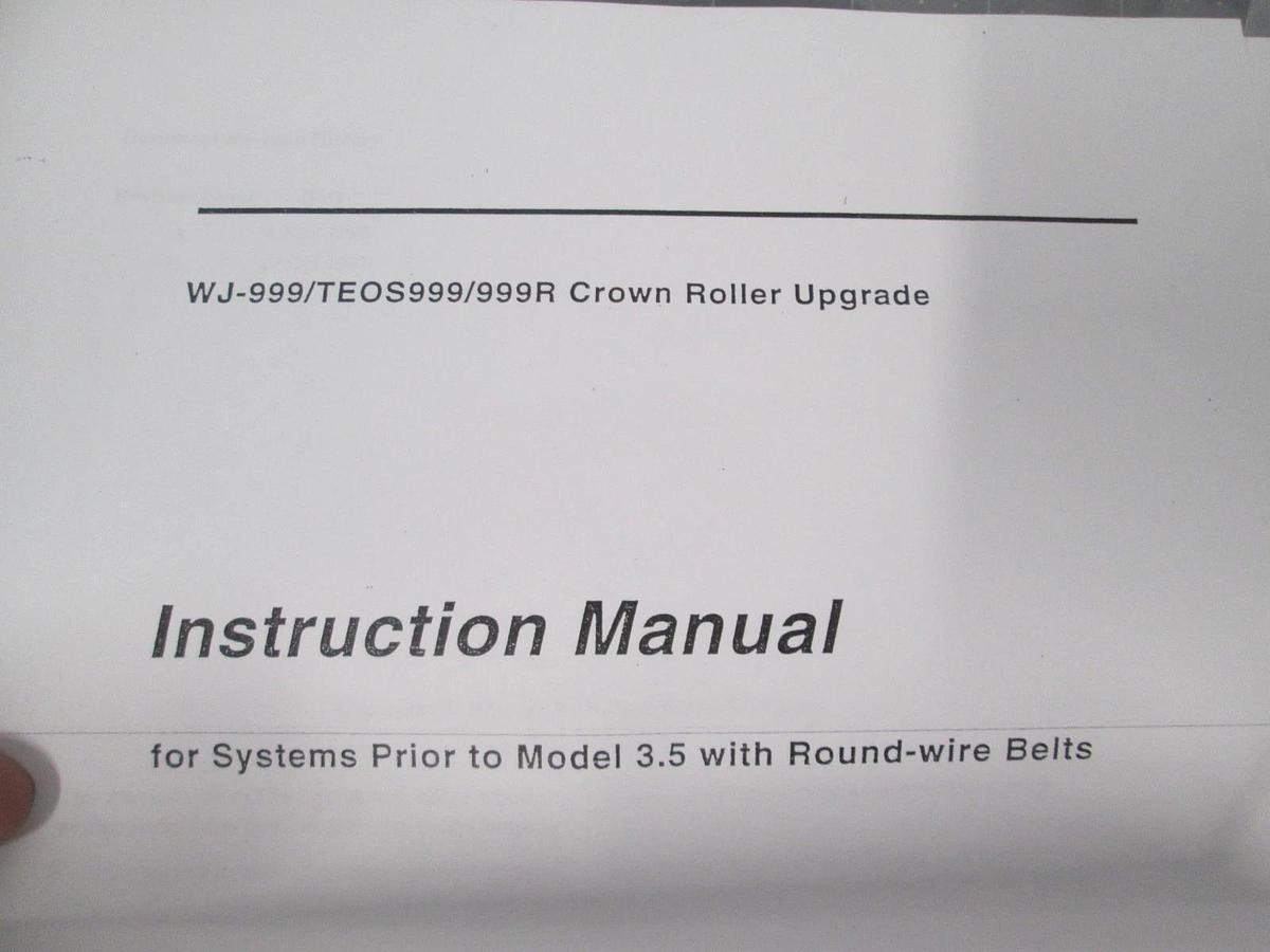 Watkins Johnson, 918402-002, Kit, Upgrade, Roller Crown Without Belt, New