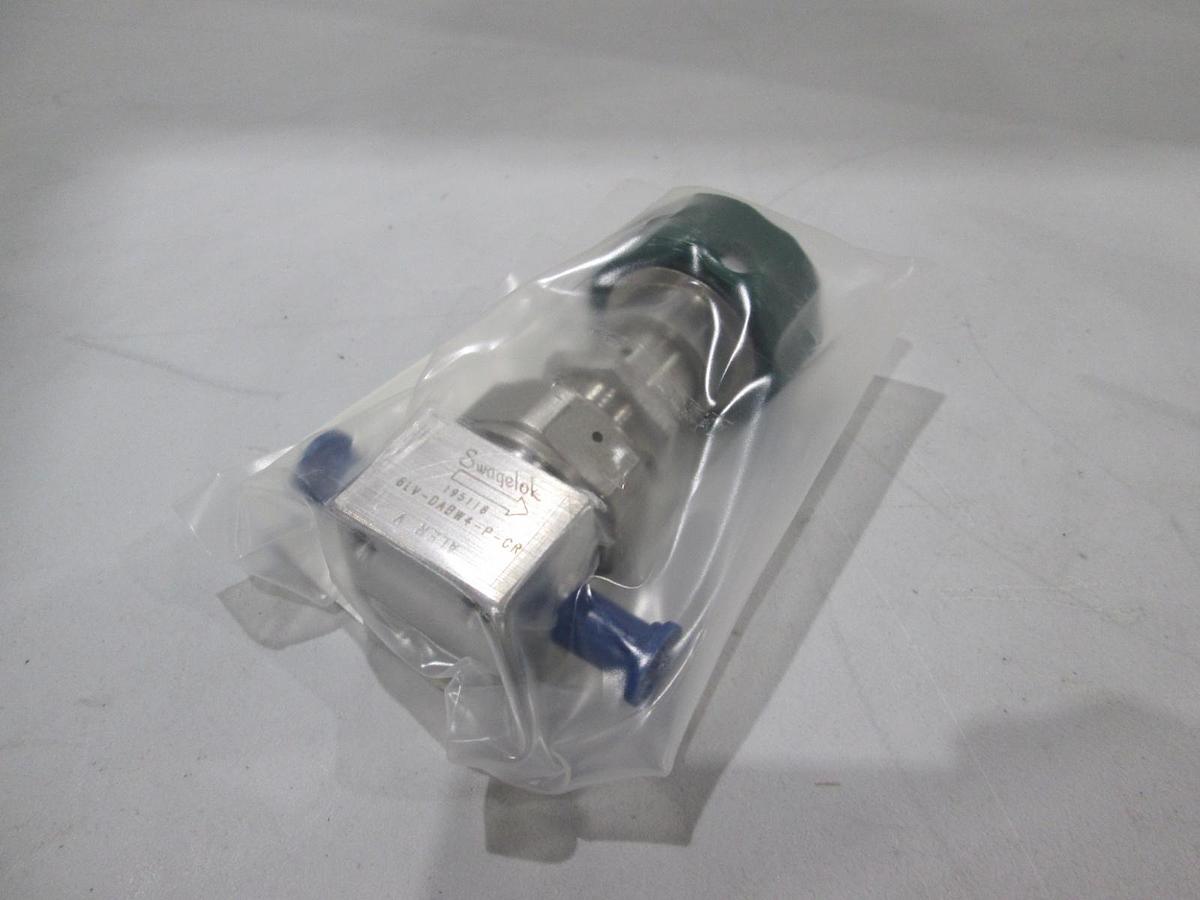 Used Swagelok, 6LV-DABW4-P-GR, Shut Off Valve, New