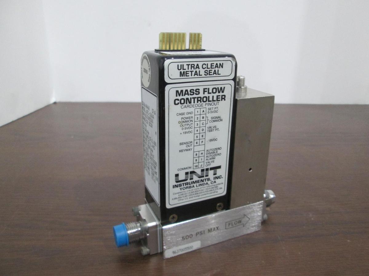 Used Unit, UFC-1260A, 50 SCCM, He, Mass Flow Controller, 1/4" Port, Used