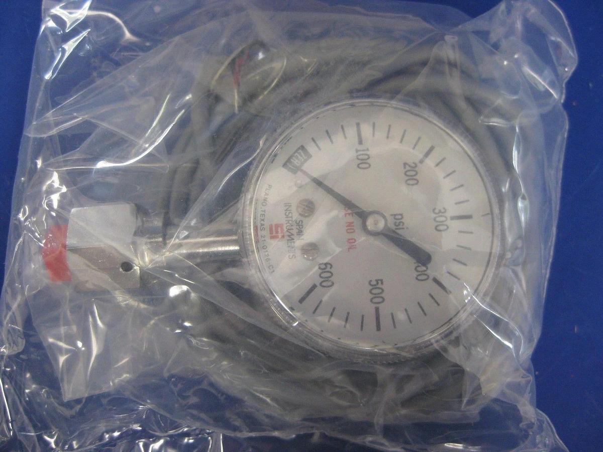 Used Span IPT122 Indicating Pressure Transmitter, Type 9, 0-600 PSI, Swivel FVCR, New