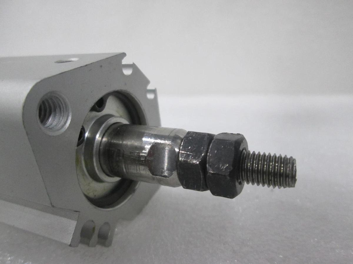 SMC, Pneumatic Cylinder, NCDQ2A25-12DZ, 145 PSI, 1.0 MPa, Used